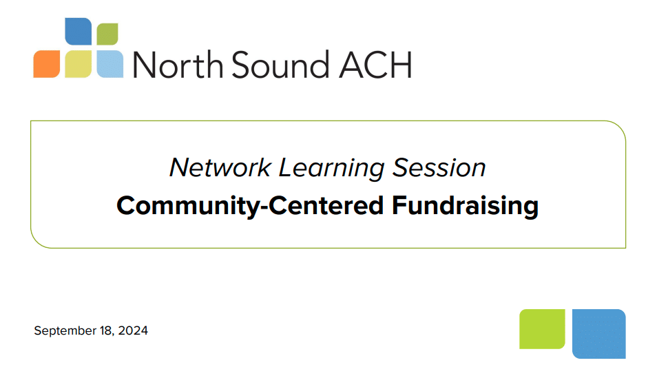 Preview of Community-Centric Fundraising | Slides | September Network Learning Session